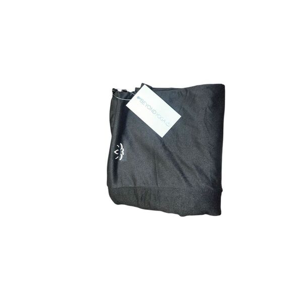 NWT Beyond Yoga Hidden Zip Pocket Soft Stretch Infinity Scarf Black - Picture 5 of 5